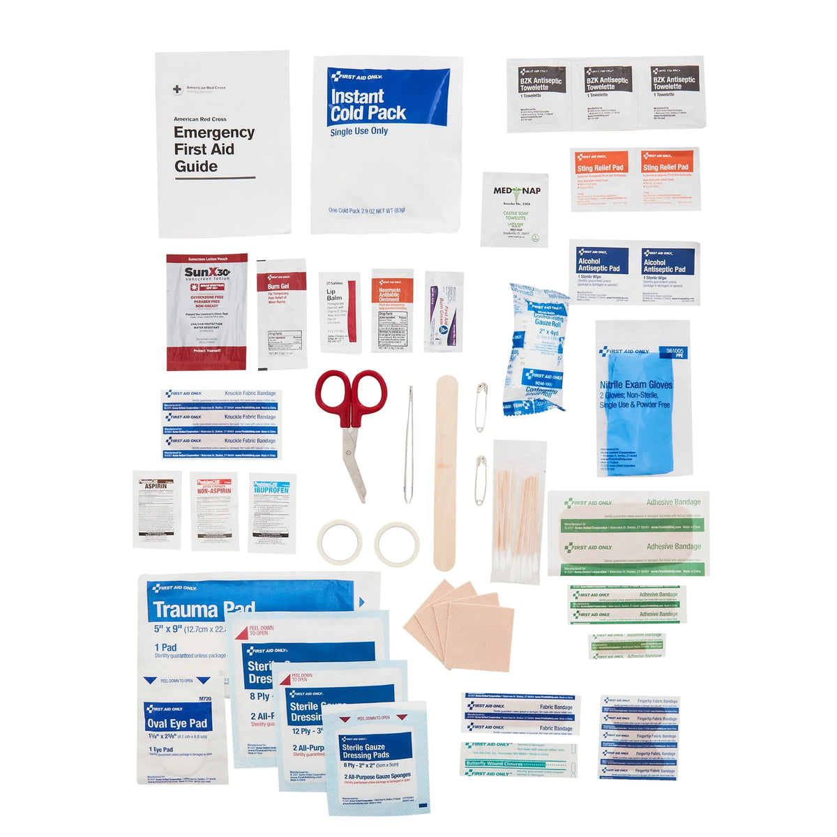Outdoor First Aid Kit 205 Pieces R112