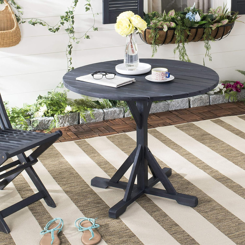 Dark Slate Gray Round Accent Table J472524