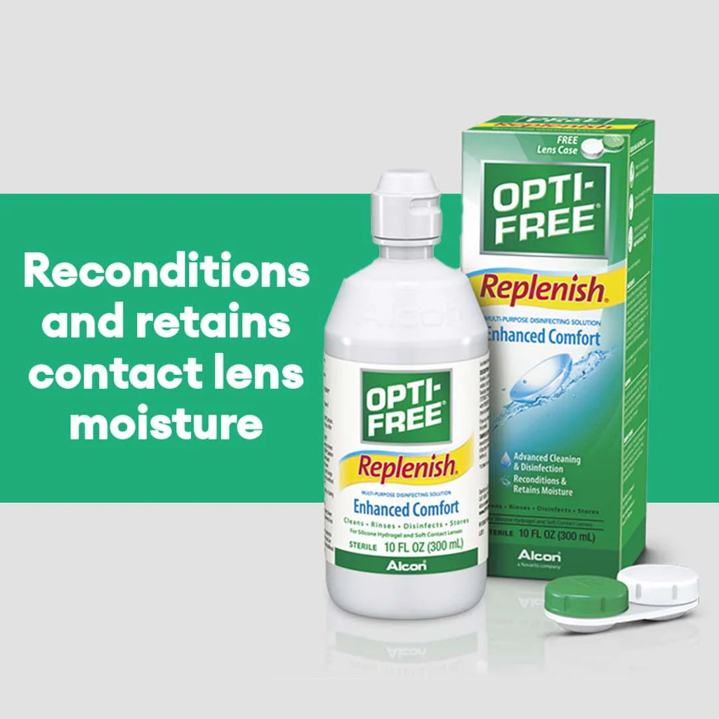 Multipurpose Contact Lens Disinfecting Solution, Two 10oz B781