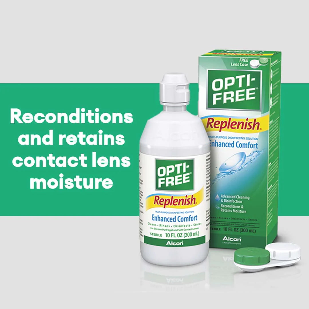 Multipurpose Contact Lens Disinfecting Solution, Two 10oz B781