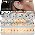 Beige Wax Ear Plugs 100 Pillows T73287