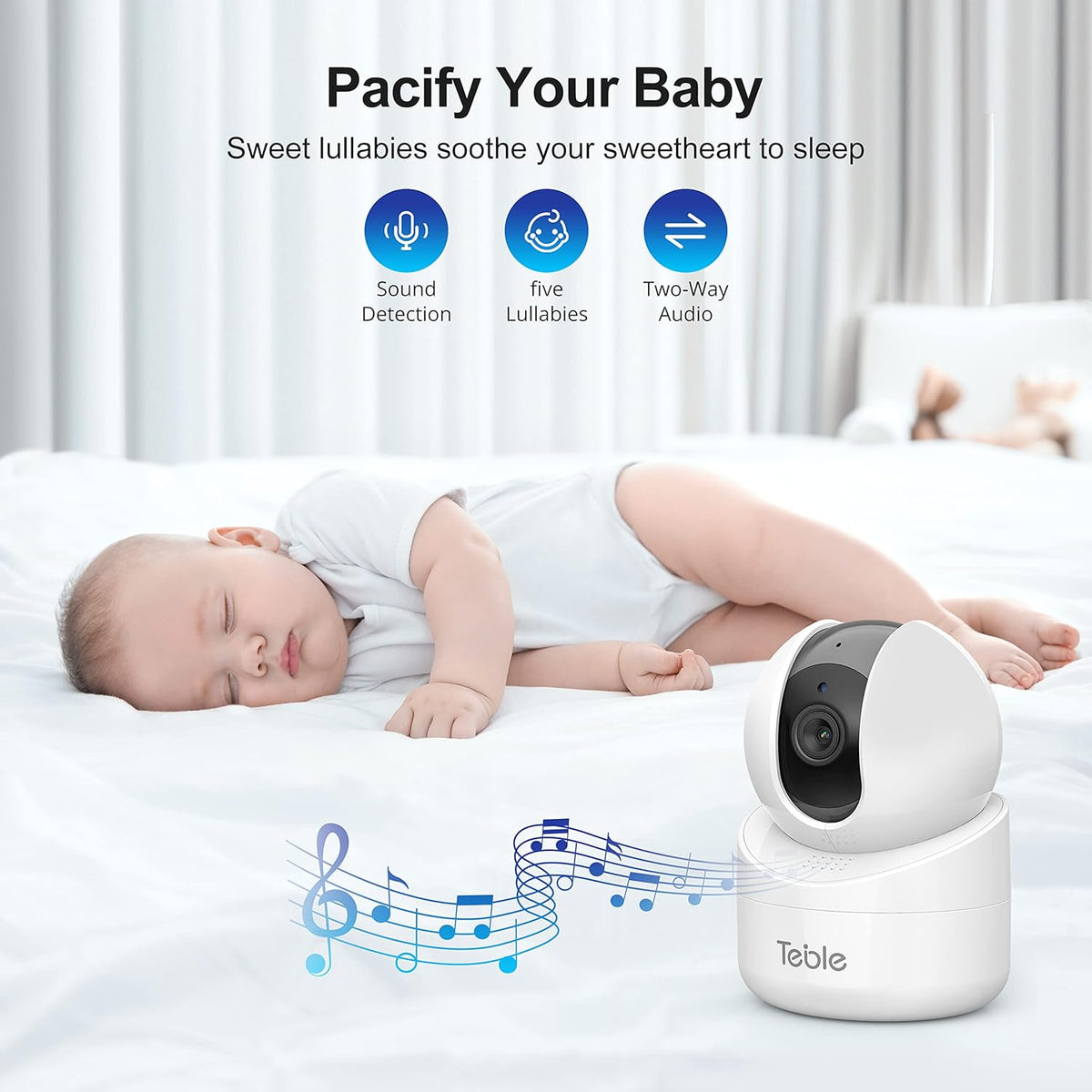 5.5 HD Video Baby Monitor with Camera and Audio L8061