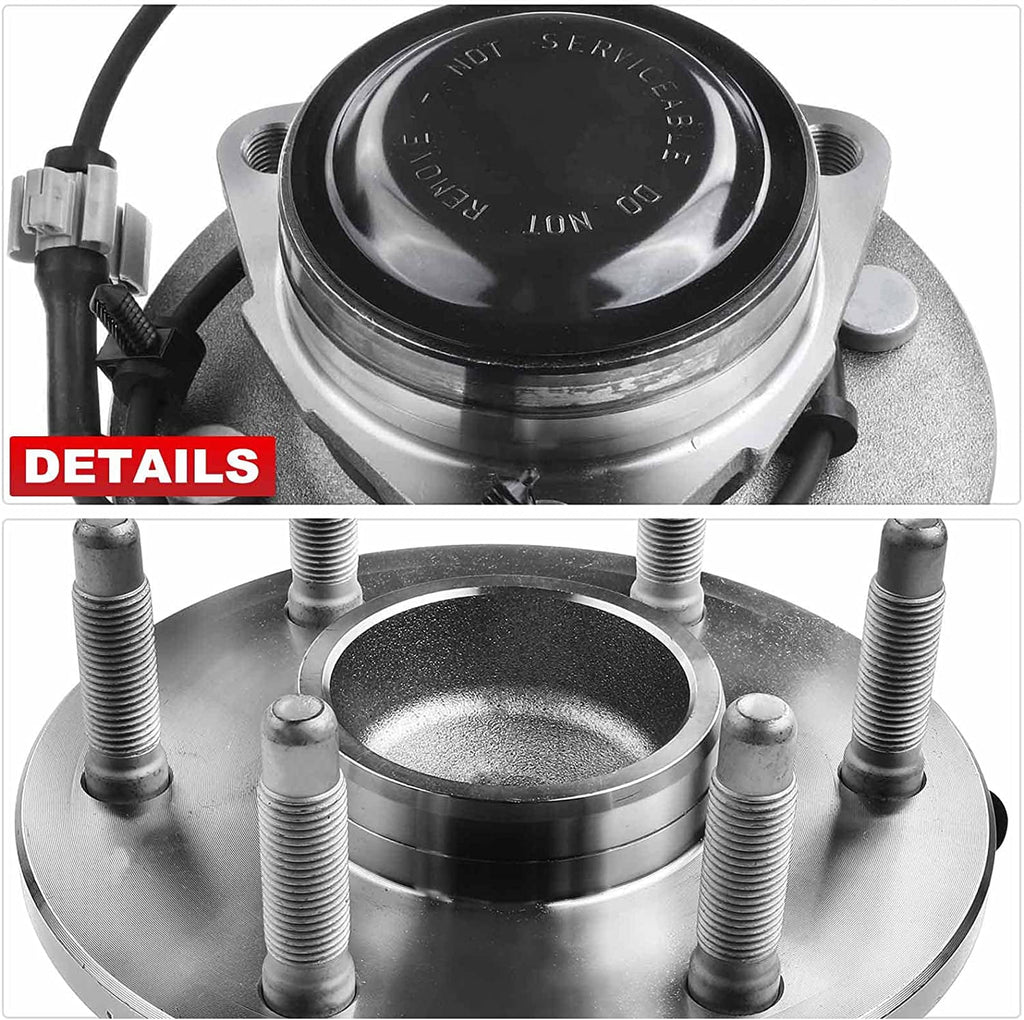 Wheel Bearing Hub Assembly Front 2WD 6-Lug w/ABS N437