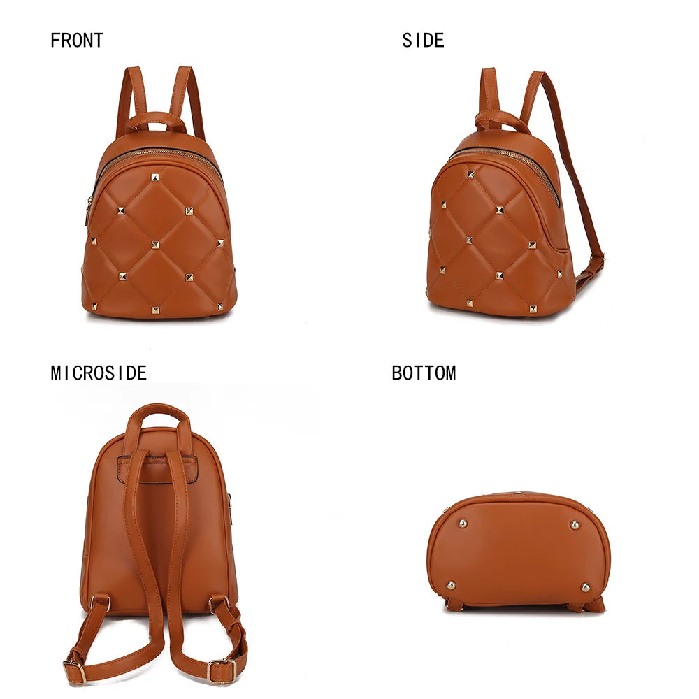 Vegan Leather Medium Backpack J47298