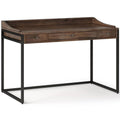 48" Solid Wood Computer Desk in Rustic Aged Brown X941149