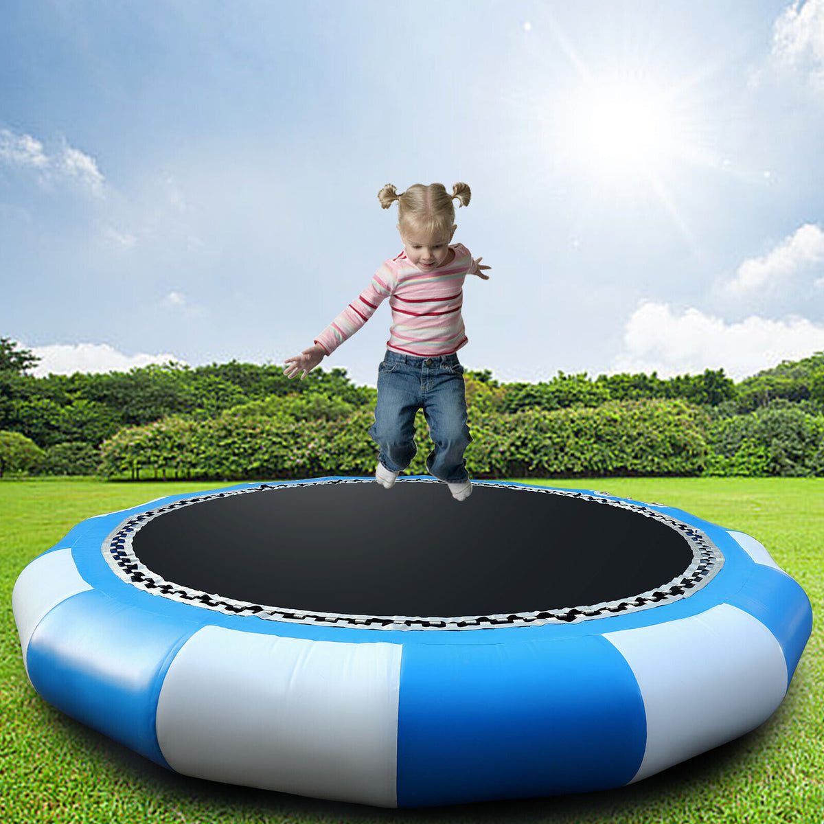 17ft Inflatable Bounce Water Trampoline 400kg 880lbs X517