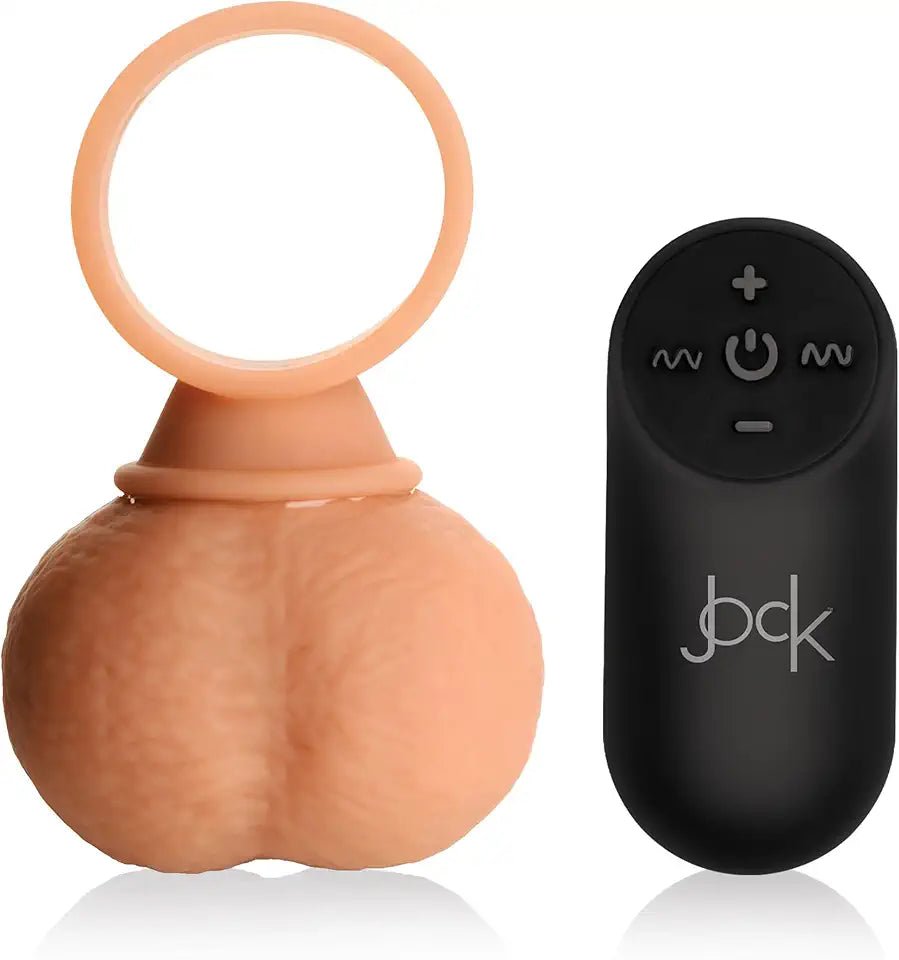 Vibrating Realistic Balls with Remote 35mm Rechargeable Waterproof M3262