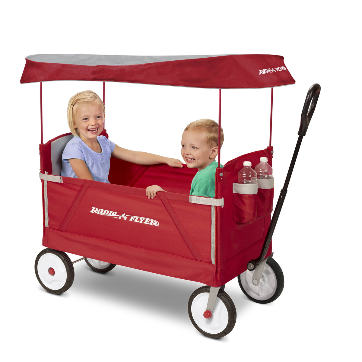 3 in 1 EZ Fold Wagon with Canopy - Red D61723