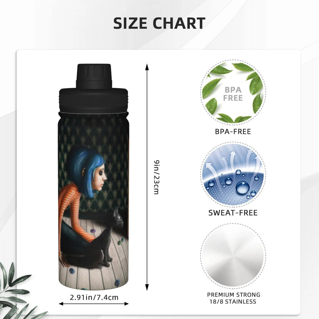 18OZ Insulated Stainless Steel Water Bottle T97565