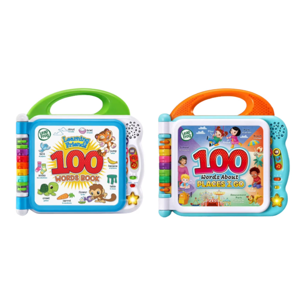 100 Words Book and 100 Words About Places I Go Set, Bilingual C712288
