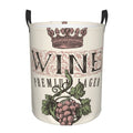 Wine Collapsible Laundry Hamper K439