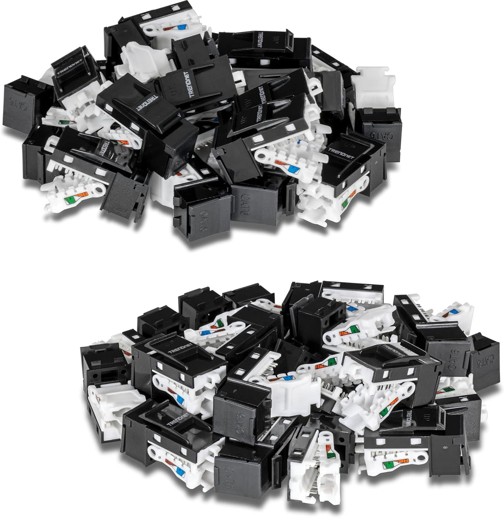 Cat6 RJ45 Keystone Jack 50-Pack C105883