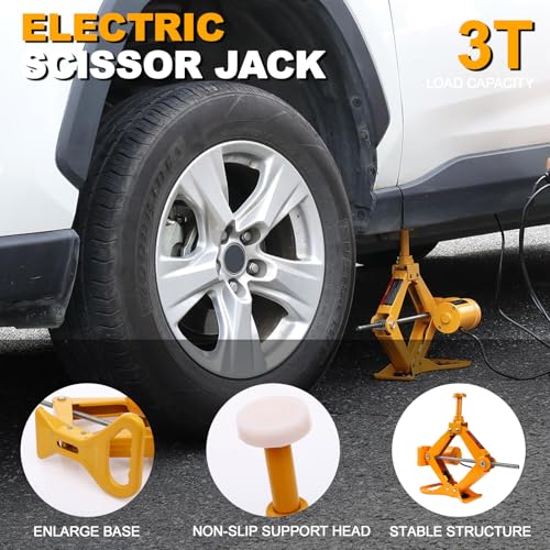 3 Ton 12V Electric Car Jack with Carrying Case S9308
