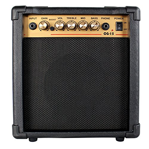 Sunburst Bass Guitar Bundle with 15-Watt Amp P385766