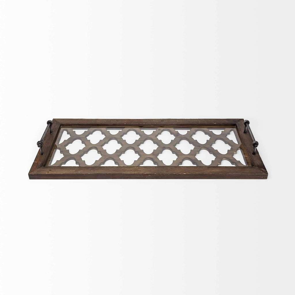 Brown Wood Tray K19288