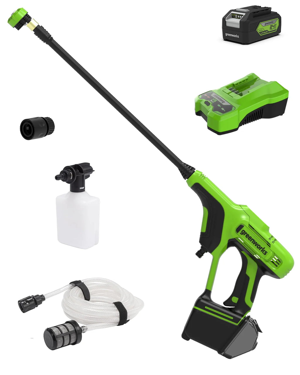 24V 600-PSI Cordless Power Cleaner with 4.0 Ah Battery and Charger O622