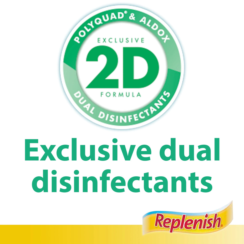 Multipurpose Contact Lens Disinfecting Solution, Two 10oz B781