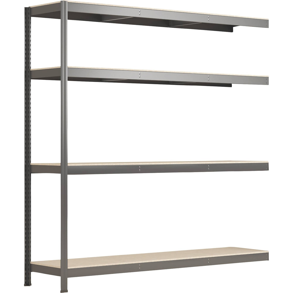 Industrial Shelving 4 Shelf Racks 71Inch W x 24inch D 1200-lb. Capacity per Shelf D1648