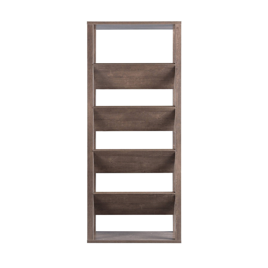 Walnut Oak 5-Shelf Bookcase H344712