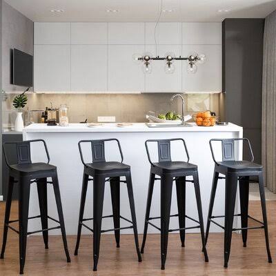 Black Bar Stool U73864