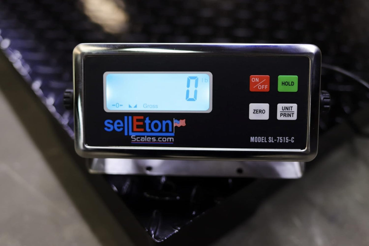 40" X 40" Floor Scale / Pallet Scale 2500 lb X 0.5 lb with Metal Indicator V76782