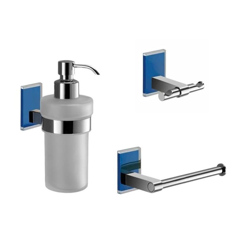 Maine Blue Bathroom Accessory Set K359203