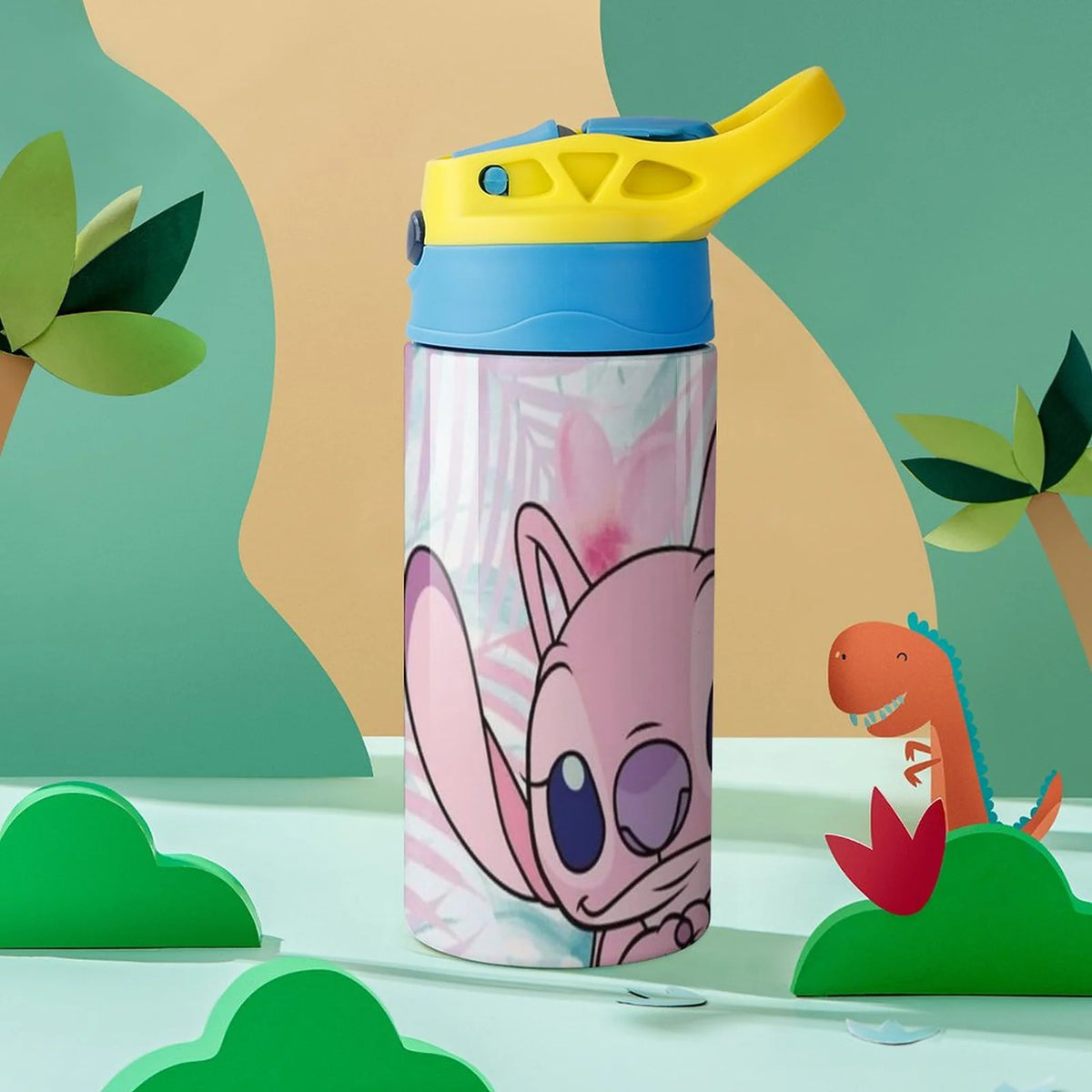 Stainless Steel Vacuum Insulated Water Bottle With Straw Q967