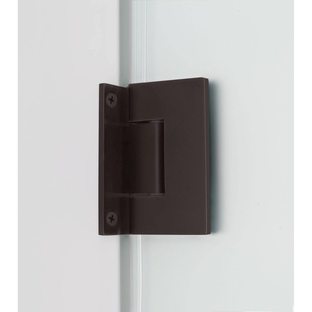 Bronze Frameless Hinged Shower Door G462