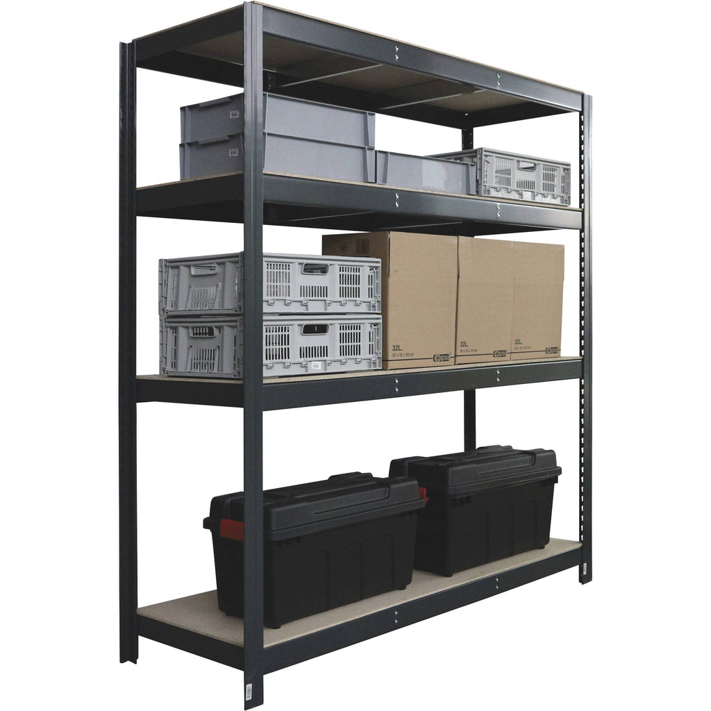 Industrial Shelving 4 Shelf Racks 71Inch W x 24inch D 1200-lb. Capacity per Shelf D1648