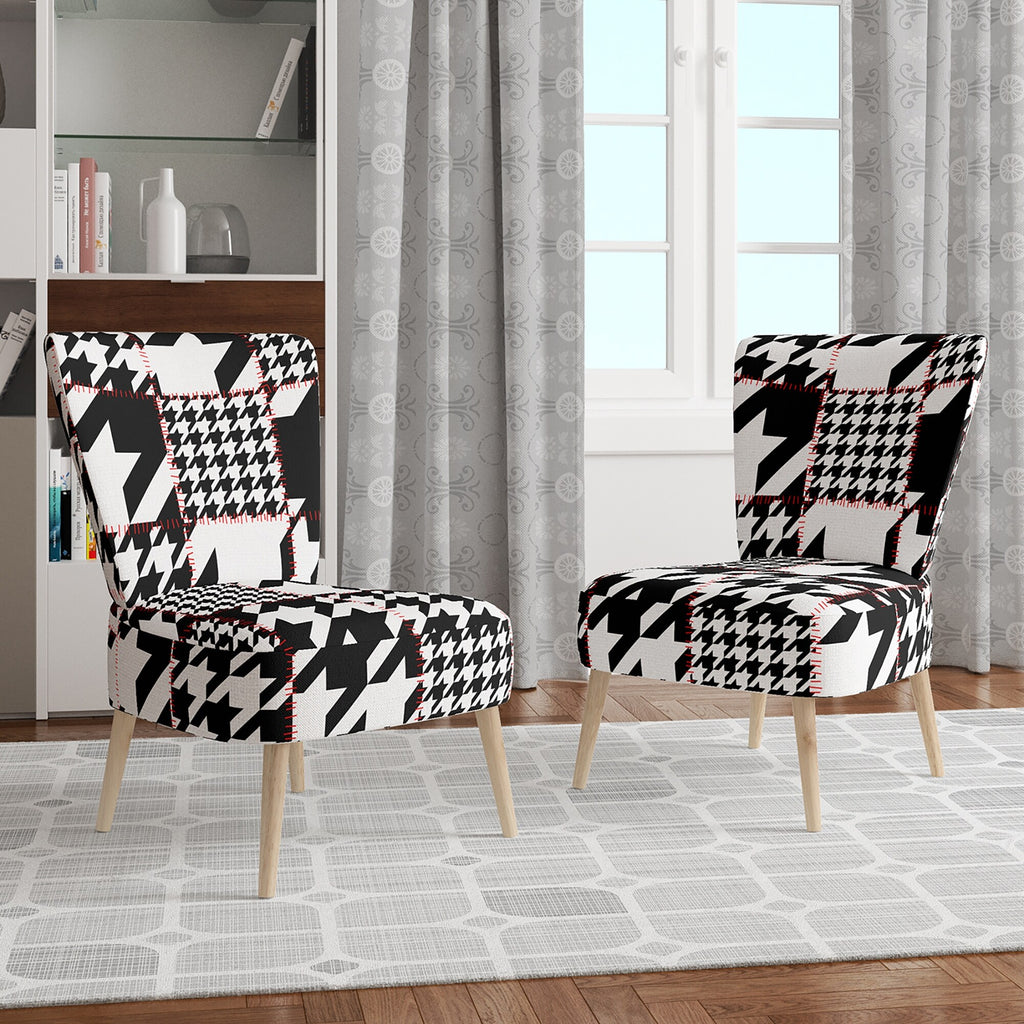 Upholstered Mid-Century Accent Chair Y47322