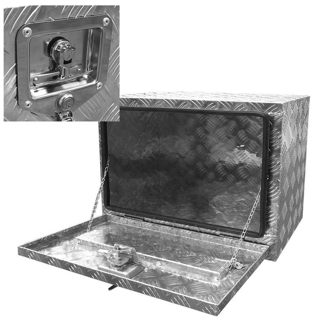 24" Aluminum Truck Underbody Tool Box Storage Tote E938