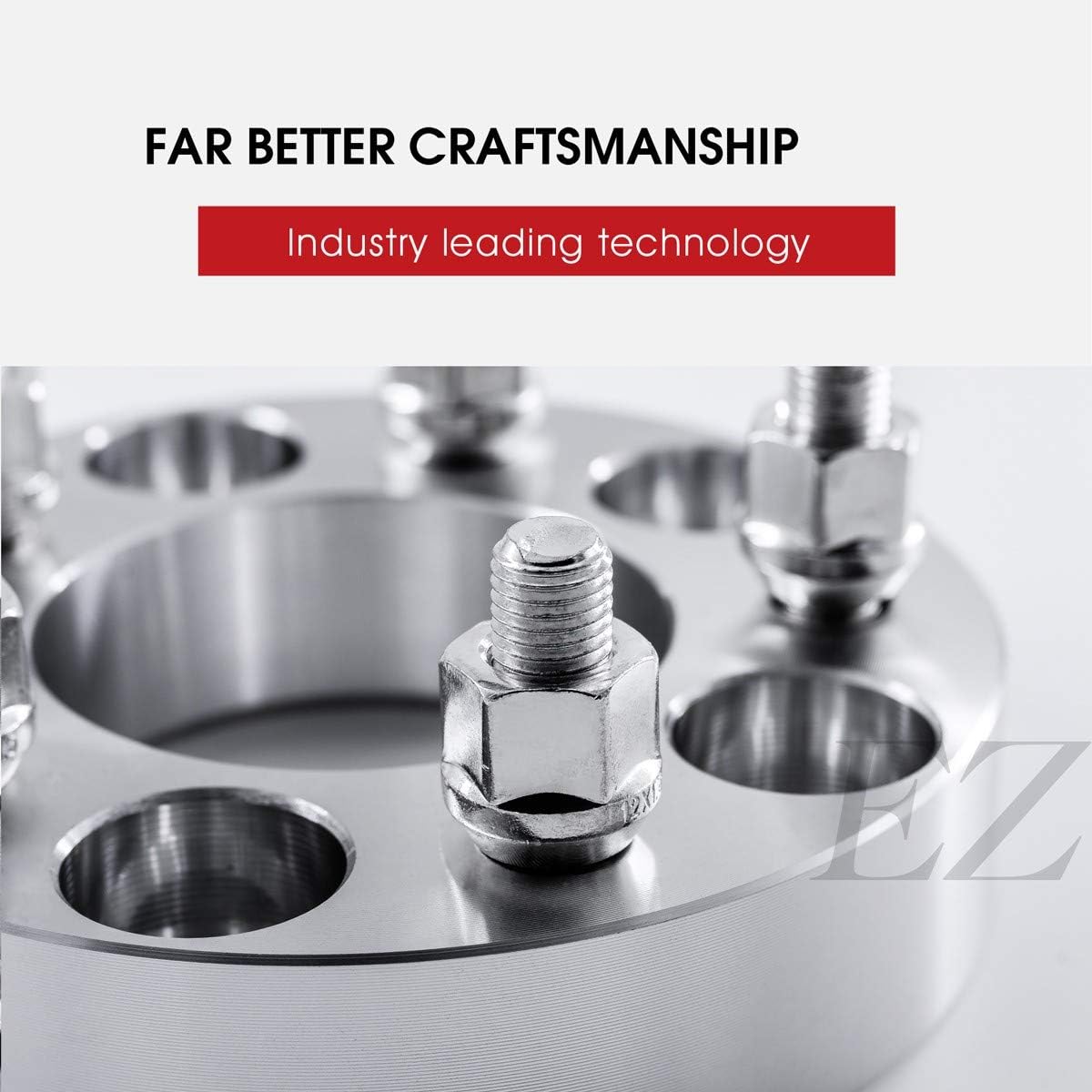 4 Wheel Adapters 5 Lug 4.5 Inch to 5 Lug 4.5 Inch 2 Inch Thick N80195