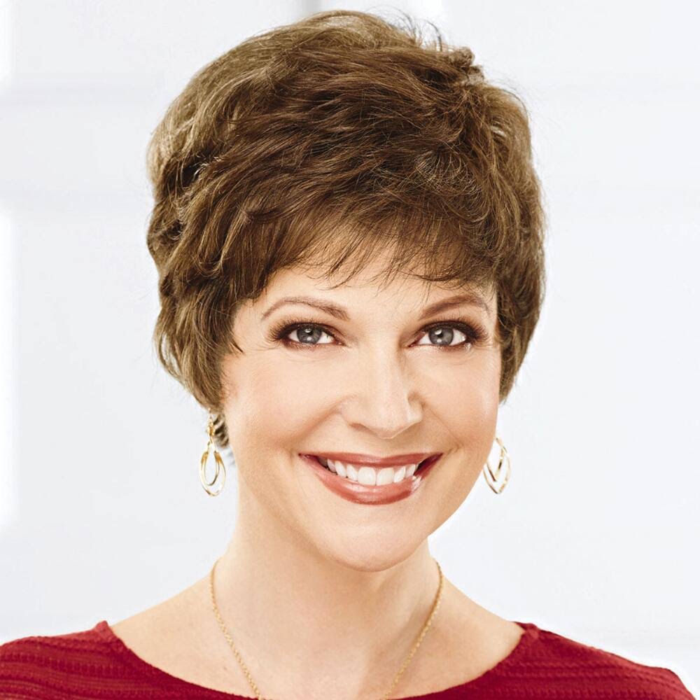 Brunette Human Hair Wiglet Hairpiece X428596