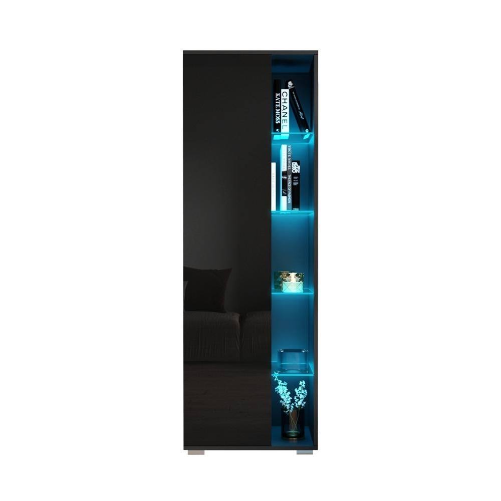 Gray Bookcase V435