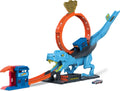 Track Set with Loop & 1:64 Scale Toy Car X515