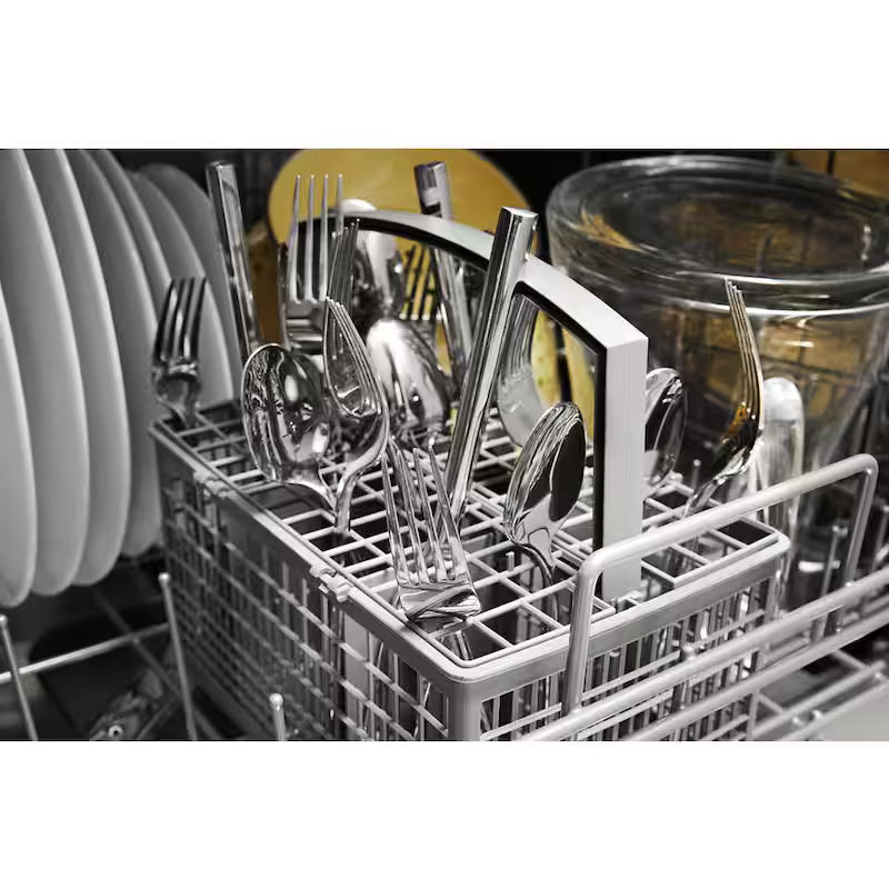 White Tall Tub Dishwasher with Stainless Steel Tub B54551