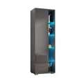 Gray Bookcase V435