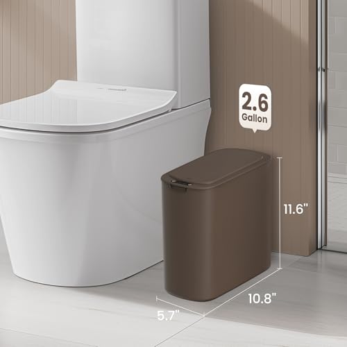 Automatic Motion Sensor 2.6 Gallon Touchless Trash Can White U602981