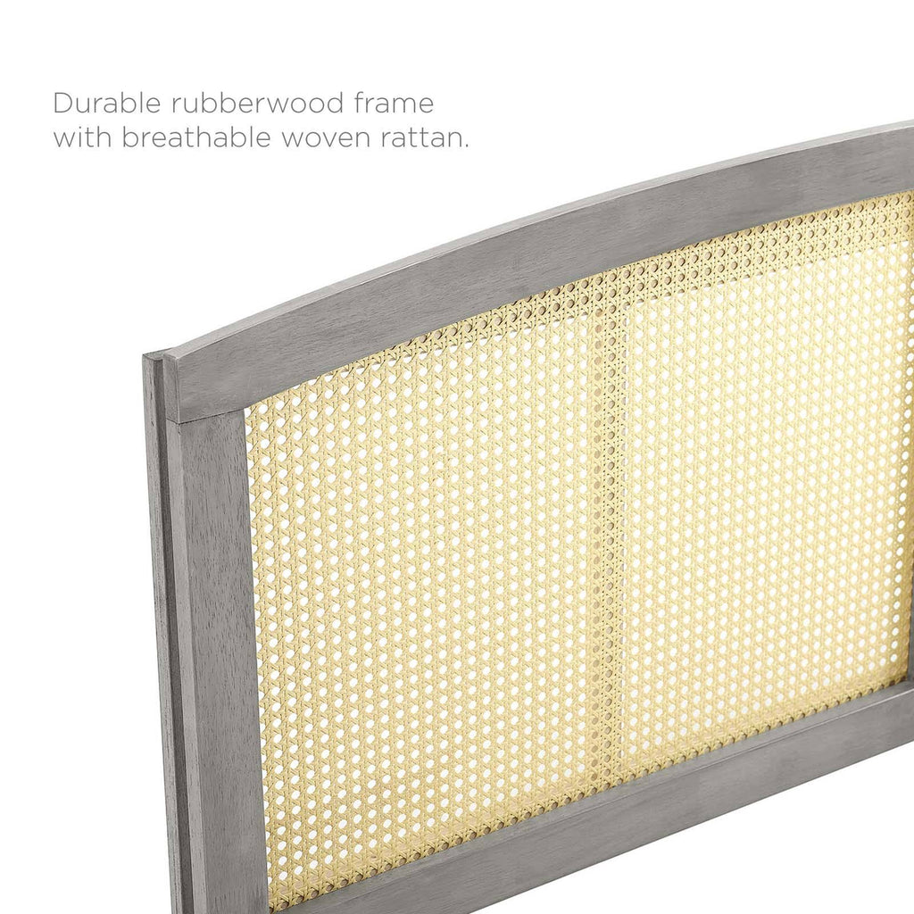 Walnut Cane King Headboard V33117
