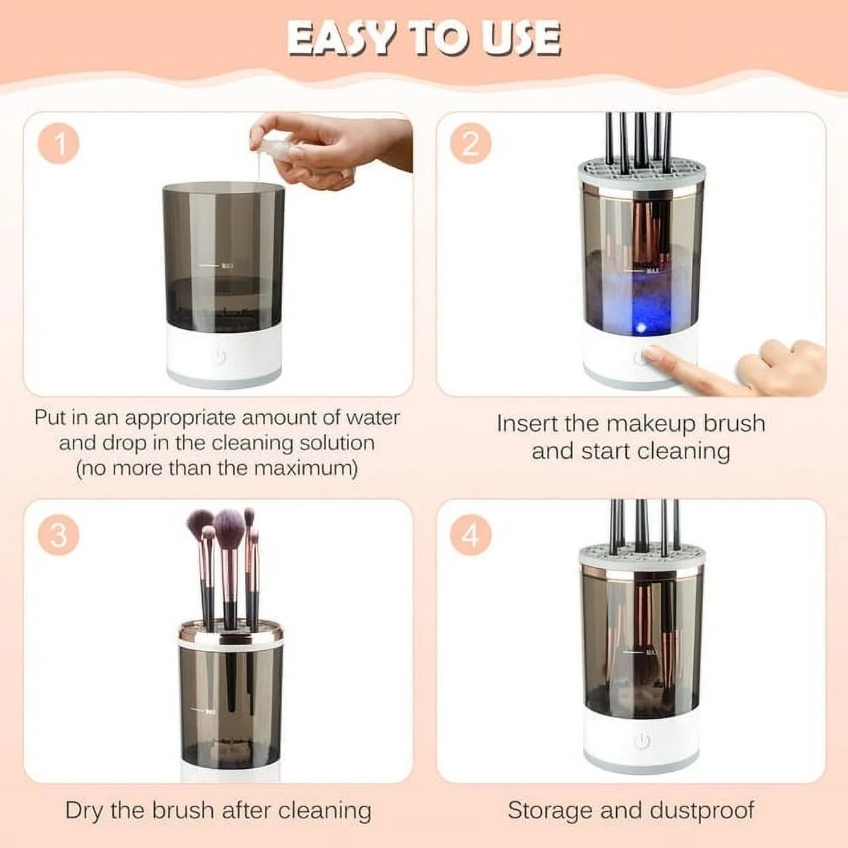 Electric Makeup Brush Cleaner Q509356