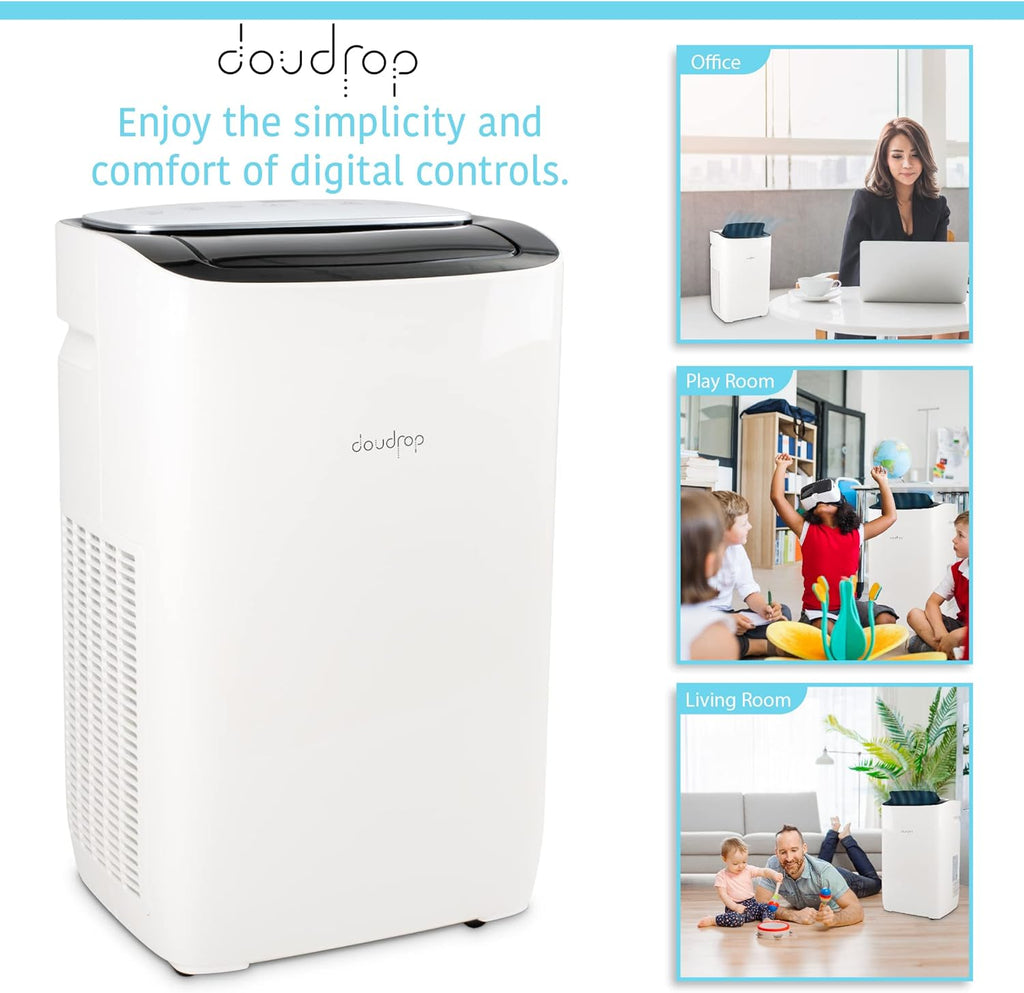 12000 BTU Portable Air Conditioner with Activated Carbon Filter and Remote Control K393822