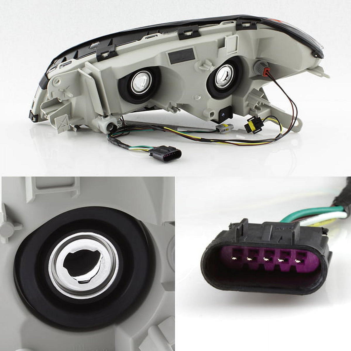 Passenger Right Side Headlight Assembly for Chevy Malibu 2008-2012 V758