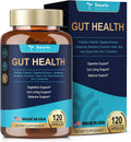 4-in-1 Gut Health Supplement with Probiotics, Prebiotics, Postbiotics & Digestive Enzymes, 60 Billion CFU, 120 Capsules W3586