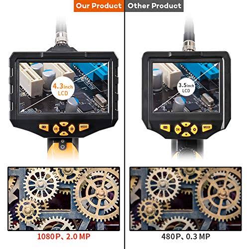 Industrial Endoscope with 4.5 inch LCD Digital Inspection Camera E618