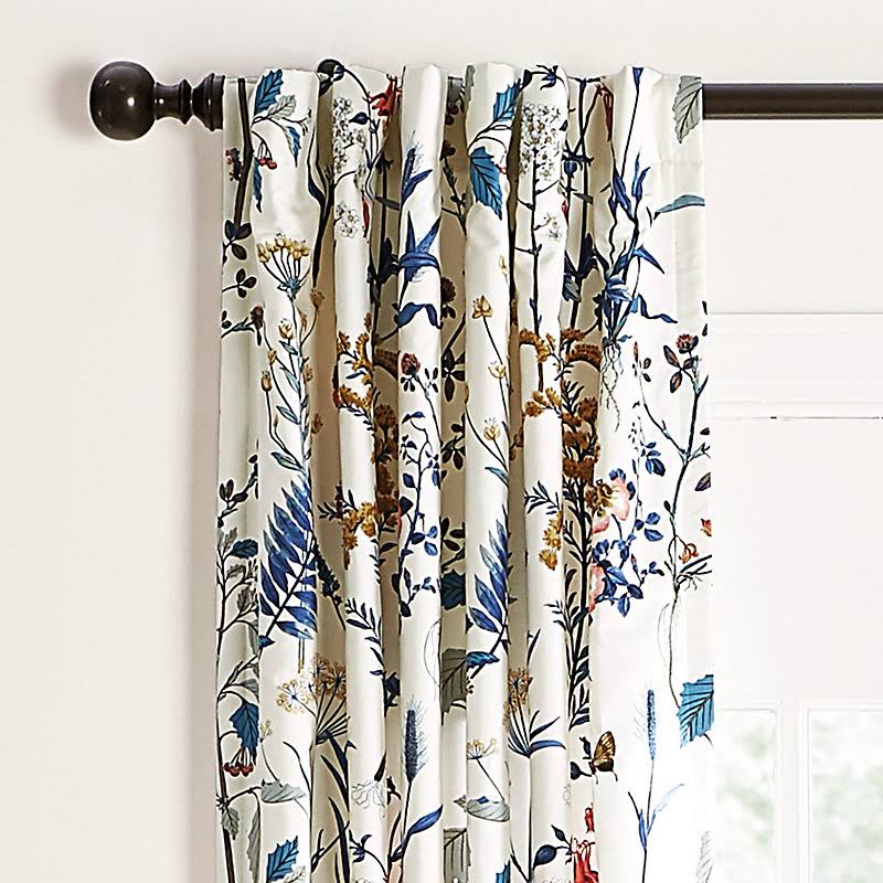 Blue Drapery Panel 84x22 X145399