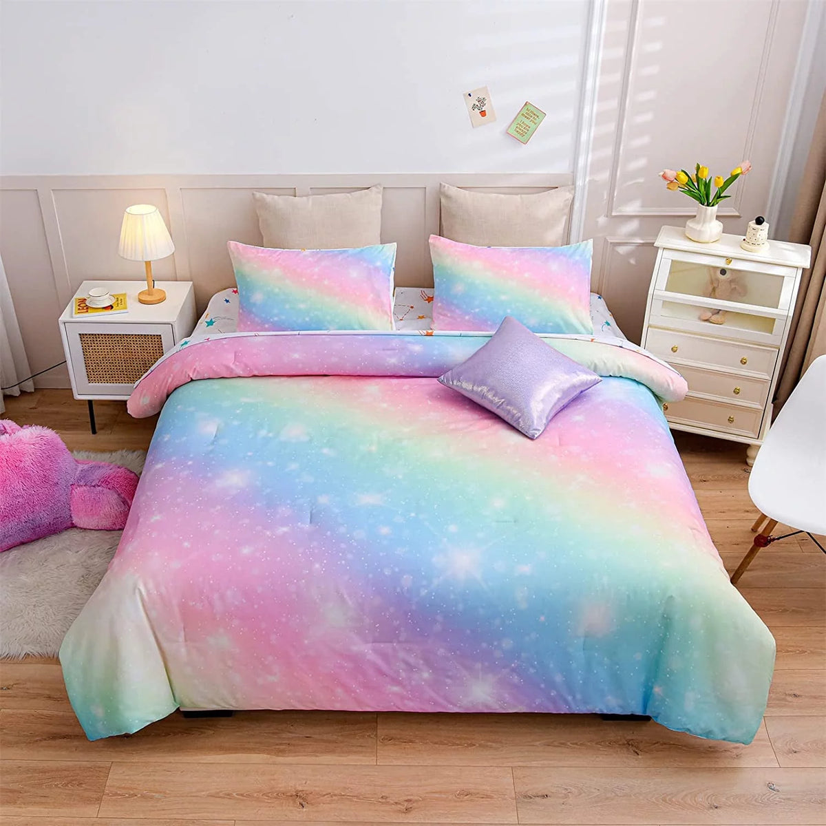 Twin Size 6Pcs Bed in a Bag G817855