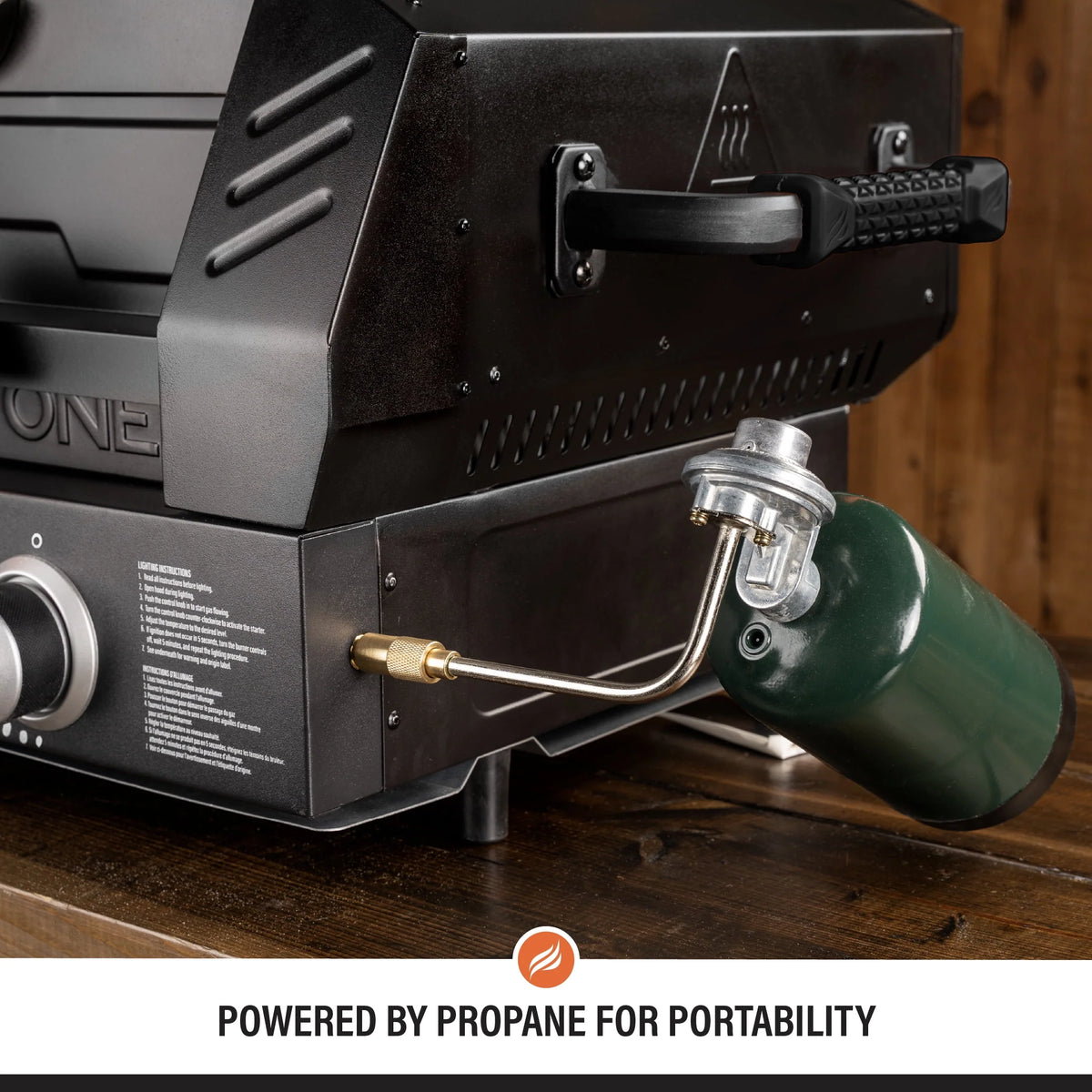 Tabletop Propane Pizza Oven with Two 15 Cordierite Stones D170