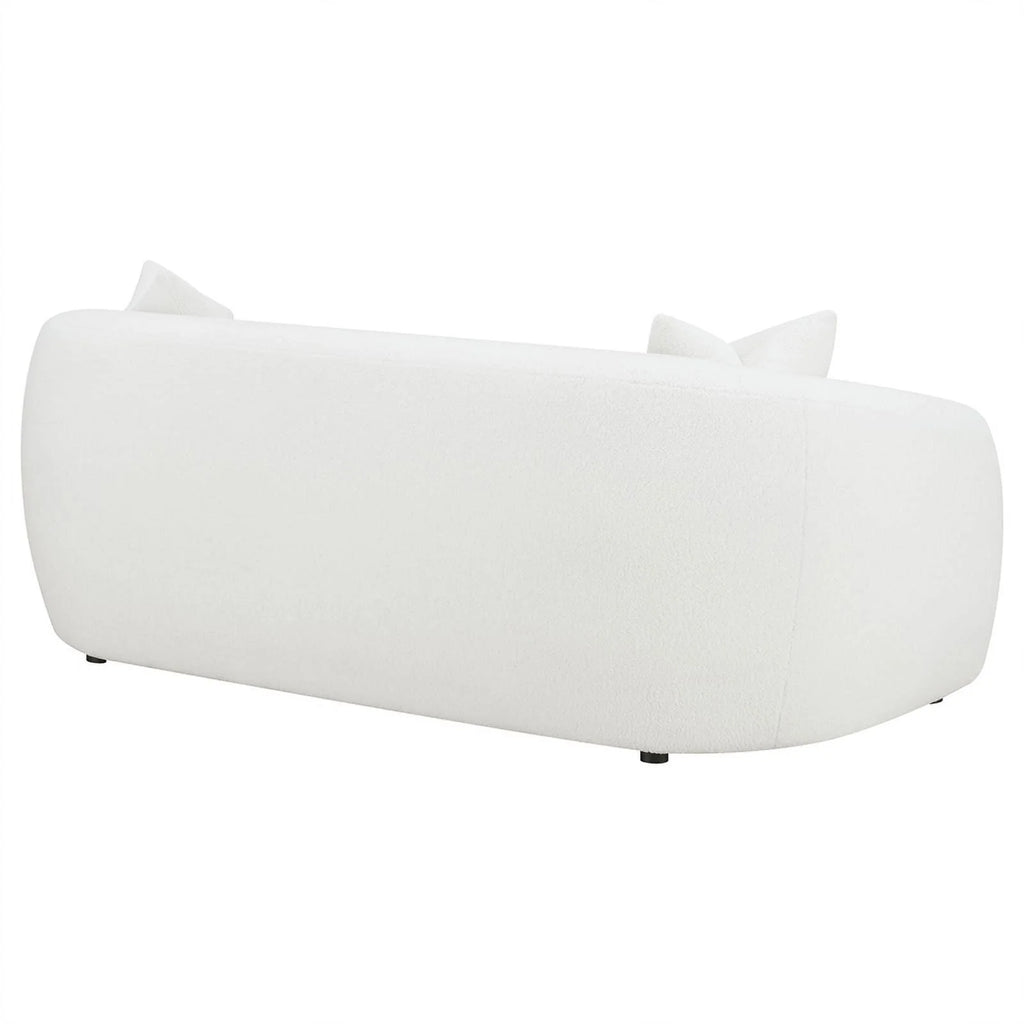 White Fabric Upholstered Sofa K59022