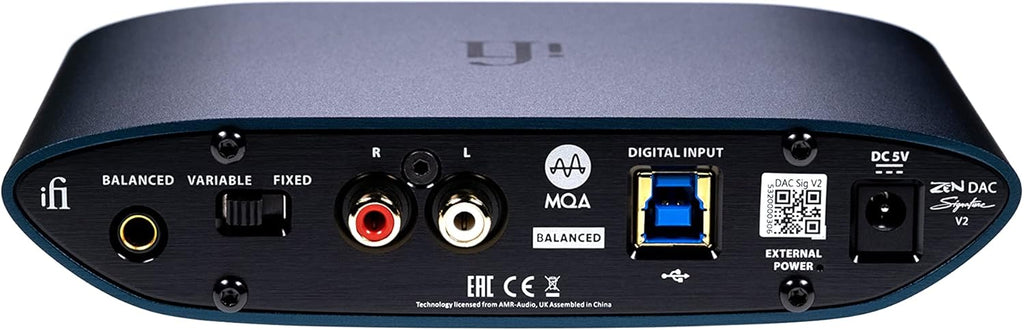 Zen DAC Signature V2 HiFi Desktop DAC with USB3.0 B Input / Outputs 4.4mm Balanced / RCA V325