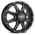 20x8.25 Satin Black Milled Wheel M872